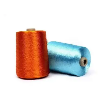 Eco-friendly Colorful Dyed Polyester Yarn Thread for Knitting From China