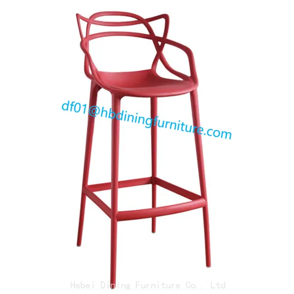 Dining Furniture Modern Black Counter Stool With Footrest photo-5