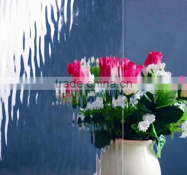 3mm 4mm 5mm 6mm Clear Mistlite Rain Patterned Glass Figured Glass Rolled Glass photo-3