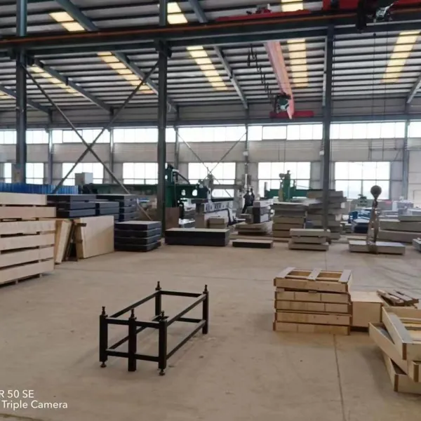 Marble Platform With Thickened Square Steel Bracket 00 Grade Adjustable Level Support Frame Adjusting Jacking Platform Base Granite Slab Bottom photo-3