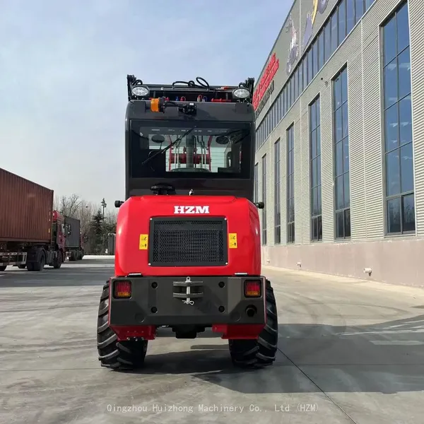 High Performance HZM 810 809 Hot Sale 1000kg Lift Capacity Small Wheel Loader With CE photo-2