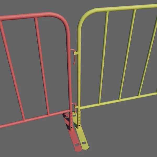 2.2mx1m Safety Barricade Temporary Fencing for Festivals Crowd Control Barrier photo-3