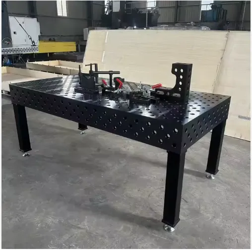 Junyuan Steel Structure High-precision Ht250 Civil Air Defense Welding Platform and Manipulator Welding Platform, Large Quantity in Stock photo-3