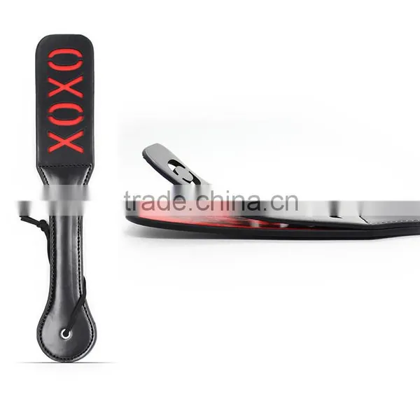 2016 Sexy Joyful Adults Toys , Female Slave Whips and Leather Spanking Classic Sex Leather Paddles for Wowan photo-3