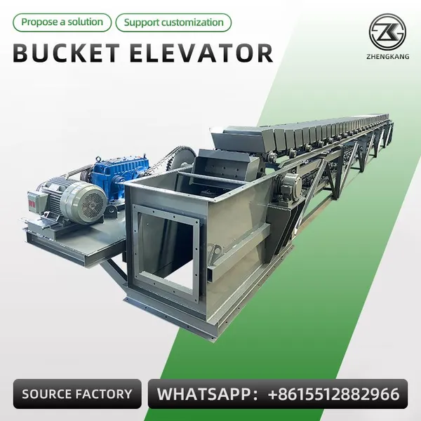 Heavy Duty Chain Bucket Elevator Conveyor Industrial Bulk Material Handling Equipment photo-4