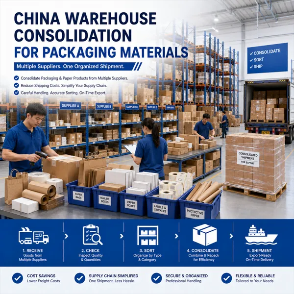 China Packaging Materials Shipping Agent for Paper Products Importers photo-3