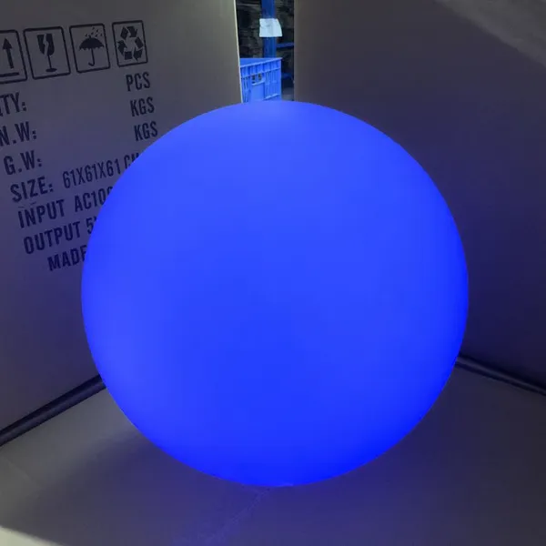 LED Plasma Ball Garden Solar Light Led Glow Swimming Pool Led Glow Ball Floating Light