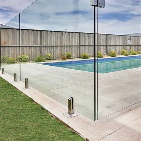 Frameless Glass Railing Base for Glass Decking System Square Shape Friction Fit Modern Design Easy Installation photo-5