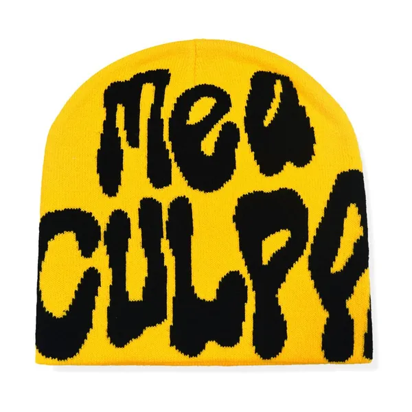 Colorful Jacquard Knit Beanie Hat Soft Warm Stretch Winter Skull Cap Custom Knitted Headwear photo-3