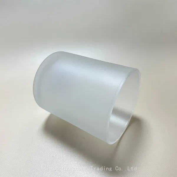 Wholesale Luxury Frosted White Glass Candle Jar With Electroplated Metal Lid Cover High Quality Scent Candle Containers Vessels photo-3