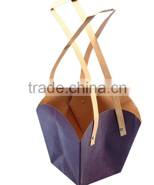 Kraft Paper Bag Paper Waterproof Bag for Flower Packaging photo-2