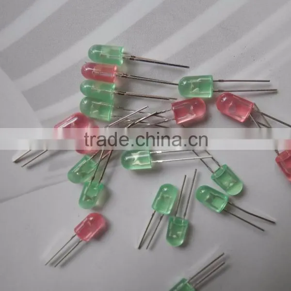Diffused Green 5mm Oval Led Diode 110 / 60 Degree Viewing Angle photo-3