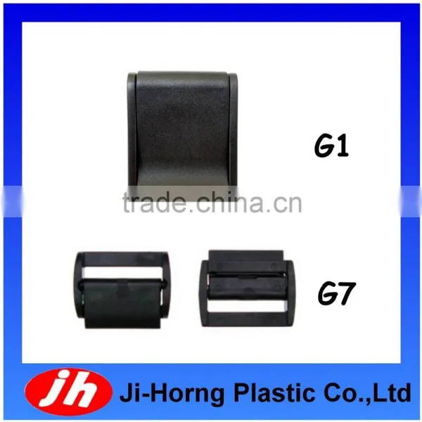 Black Nylon Plastic Tie Down Lock Straps Belt Cam Lock Buckle