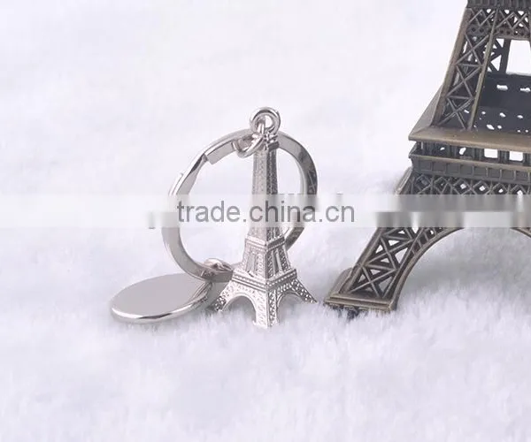 Good Quality Zinc Alloy Key Chain Pendant Small Tower Keychain photo-4