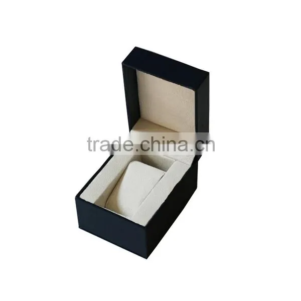 W1455-2 Factory Wholesale Velvet Watch Cushion Leather Wooden Watch Box photo-2