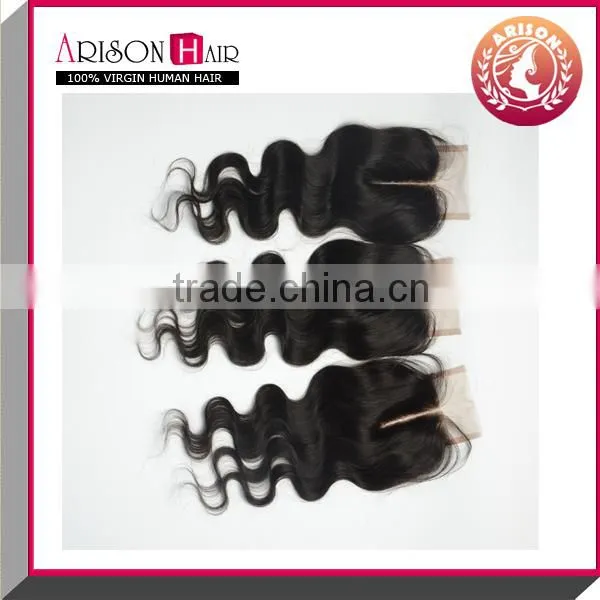 2016 New Sale Free Shipping Body Wave 100% Brazilian Virgin Hair Lace Closure photo-6
