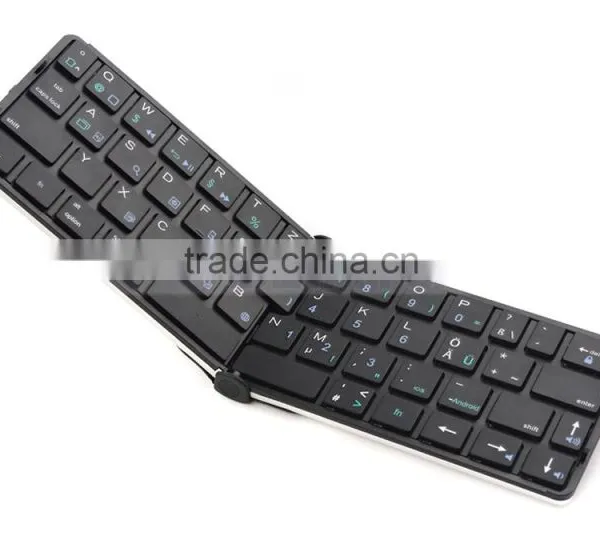 Bluetooth Version 4.0 Tablet Ultrathin Folding Keyboard For Galaxy Tab IPhone 6 6S Plus Note 5 S6 Edge photo-4