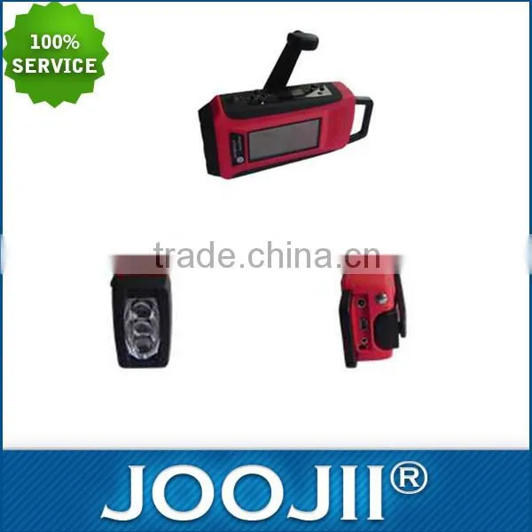 Solar Powered Am/fm Radio/dynamo Hand Crank Flashlight Radio/portable Solar Radio Mp3 Player photo-2