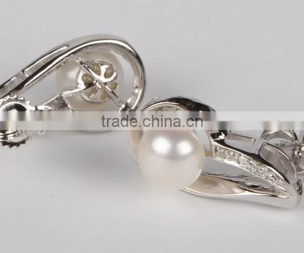 Wholesale New Fashion Latest Style Pearl Earrings Earring Backs photo-4