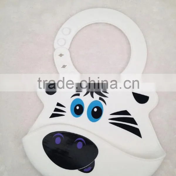 Latest Design 2016 Customized Washable Silicone Baby Bib With FDA Approval photo-4