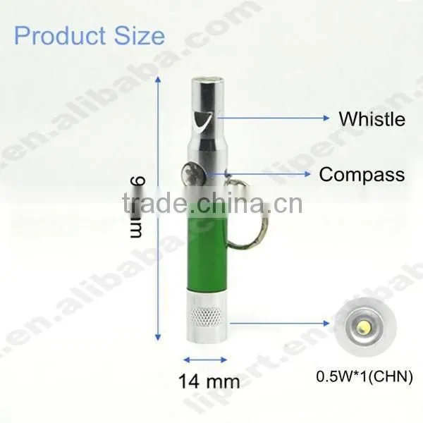 (160181) Compass Promotional Torch Flashlight Mini Led Smallest Light for Keychain photo-2