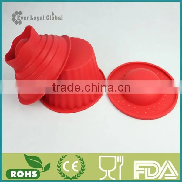 Big Jumbo Cupcakes 3PCS Mould Set Made of Flexible Non-Stick Silicone Giant Cake Mould photo-6
