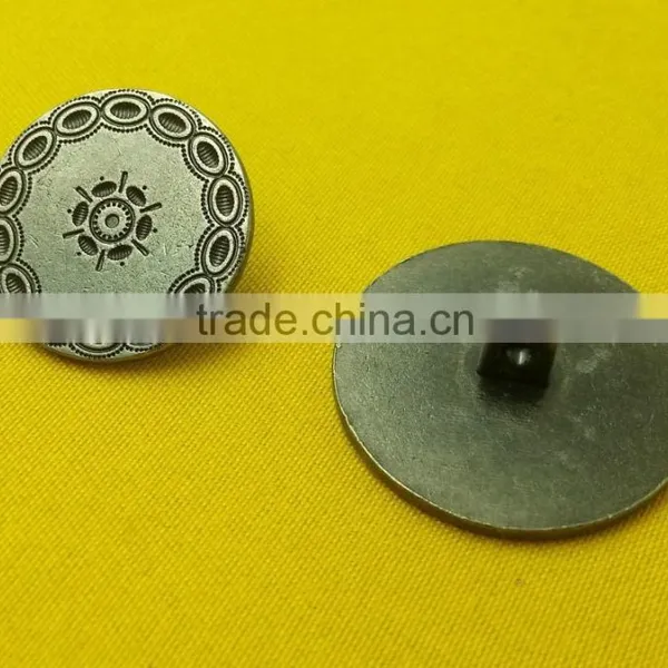 Fancy Sew-on Metal Shank Button For Jacket --- MJ2083 photo-2