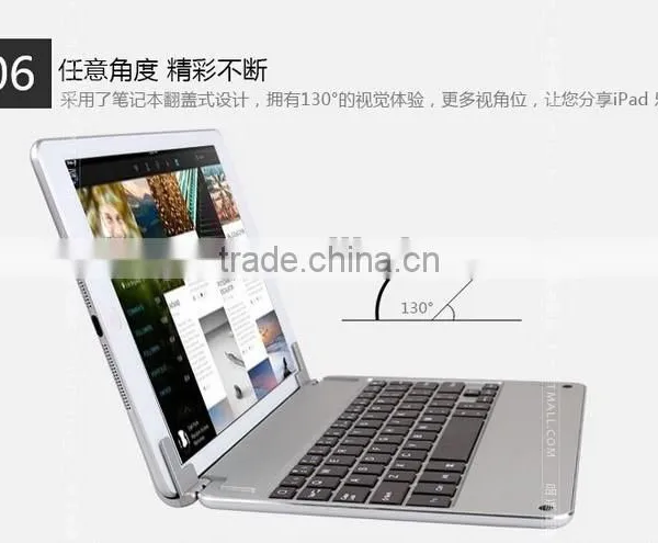 High Quality Ultra Thin Original Aluminum Foldable Wireless Mini Bluetooth Keyboard for Ipad Air/air 2 photo-2