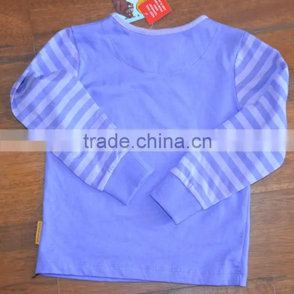 100% Cotton China Supplier Wholesale Kids Clothes Baby Cotton Plain T-shirt Lovely T-shirt Set for Baby Boys