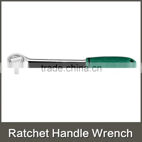 72 Teeth Rubber Handle Adjustable Wrench/ratchet Handle Wrench