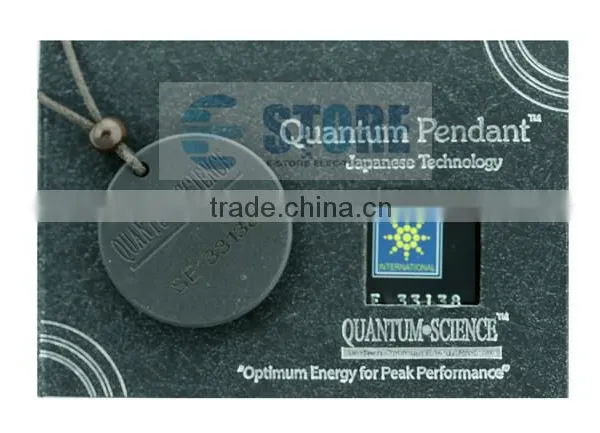 Super Star Design Lava Stone Japanese Quantum Scalar Energy Pendant With Authenticity Card and Chain photo-3