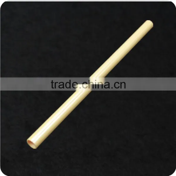 Yellow Refractory Zirconia Ceramic Tube