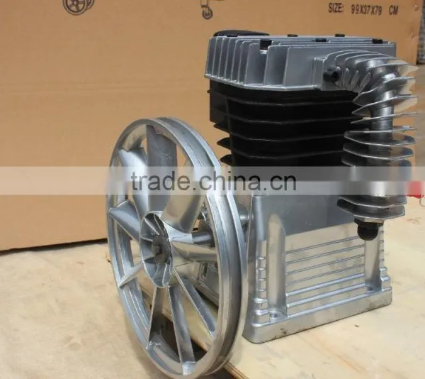 2.2KW 3hp 2*65mm Italy Type 2065 Aluminum Air Compressor Pump photo-2