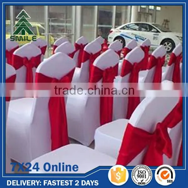 Customized polyeser chair covers for wedding chairs