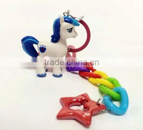 Lovely My Little Pony Action Figures Colorful Dash Pony Kids Toys Doll Set 12pcs Key Chain photo-6
