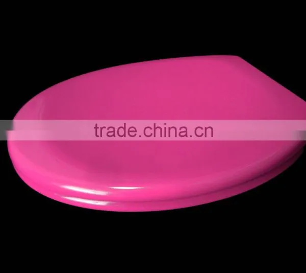 Custom Glitter Family Colored Round Soft Urea Toilet Seat photo-3