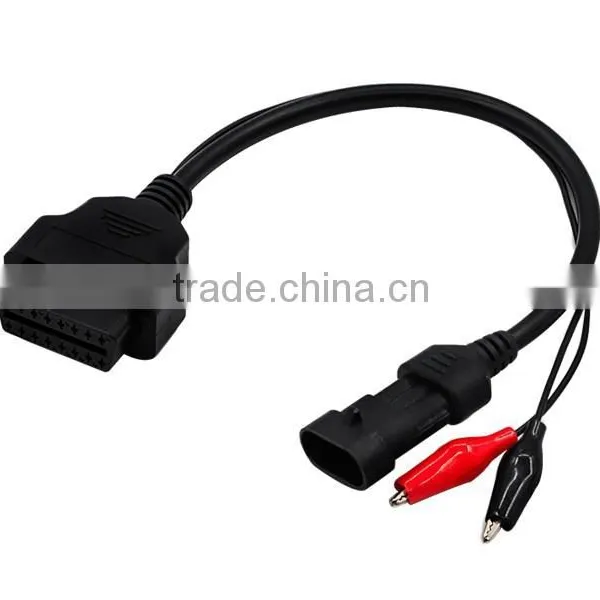 OBD OBD2 FIAT 3PIN to 16PIN Car Diagnostic Tool Cable photo-2