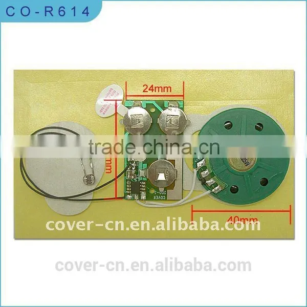 Sound Recording Module for Greeting Cards/Motion Sensor Sound Module/voice Recordable Greeting Card Module photo-4