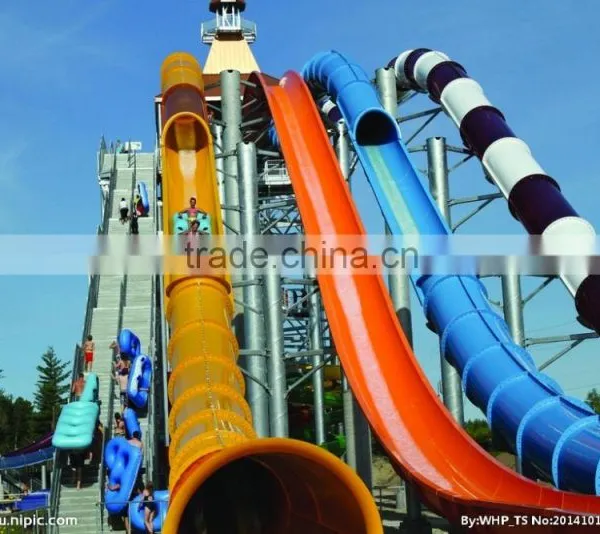 China Amusement Park Fiberglass Water Slide for Sale photo-2
