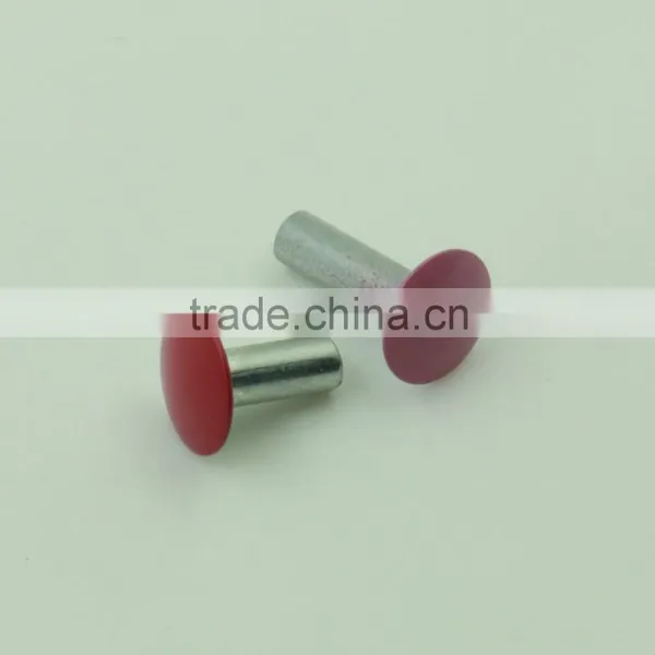 Wholesale 10mm Metal Inner Hexagon Head Semi Tubular Rivet for Bags photo-4