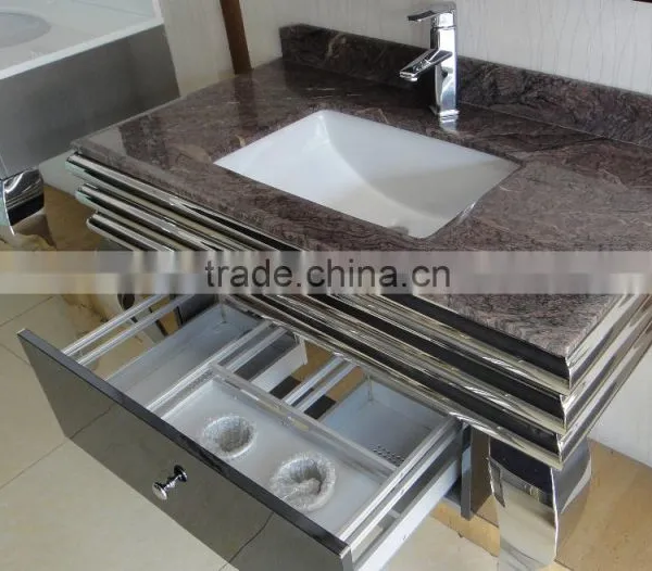 Factory Direct Wholesale Stainless Steel Bathroom Vanity N-005 photo-6