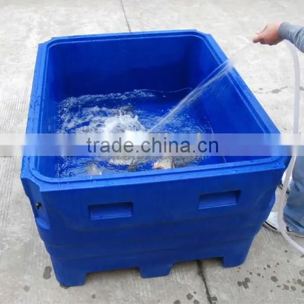 SCC 400/600/1000L Insulated Rotomolded Fish Tubs Fish Container photo-2