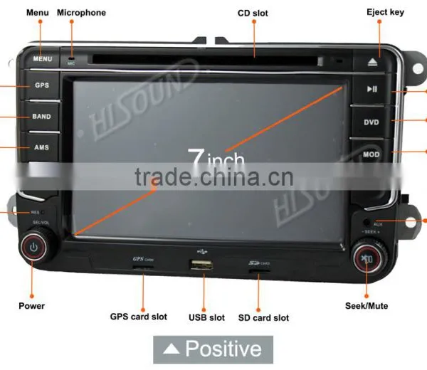 7inch Volkswagen Passat b6 2006-2011 Car Dvd Player photo-2