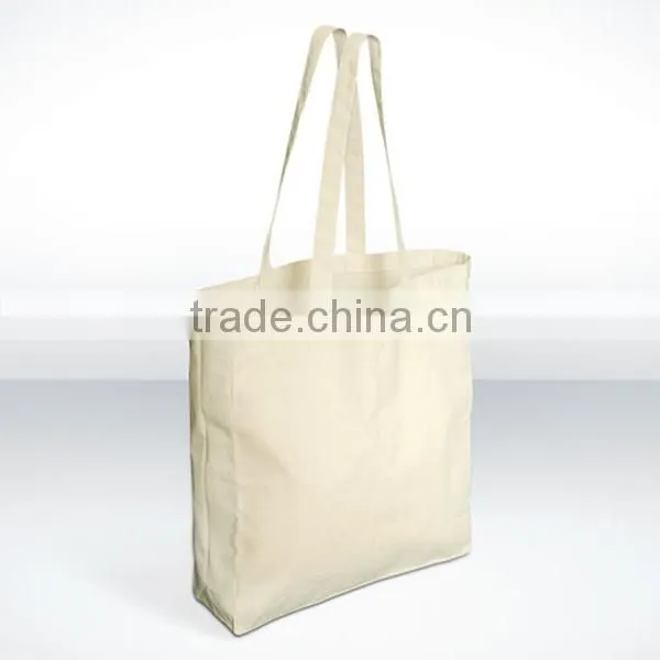 2014 Hot Sale Long Handle Cotton Bags for Shopping