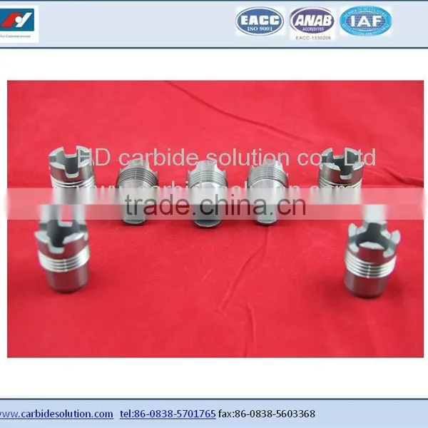 Tungsten Carbide Thread Nozzles / Tungsten Carbide Insert for Oil Industry