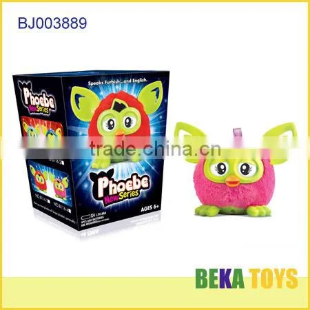 2014 New Item Mini Recording Toy Phoebe Funny Talking Plush Toy