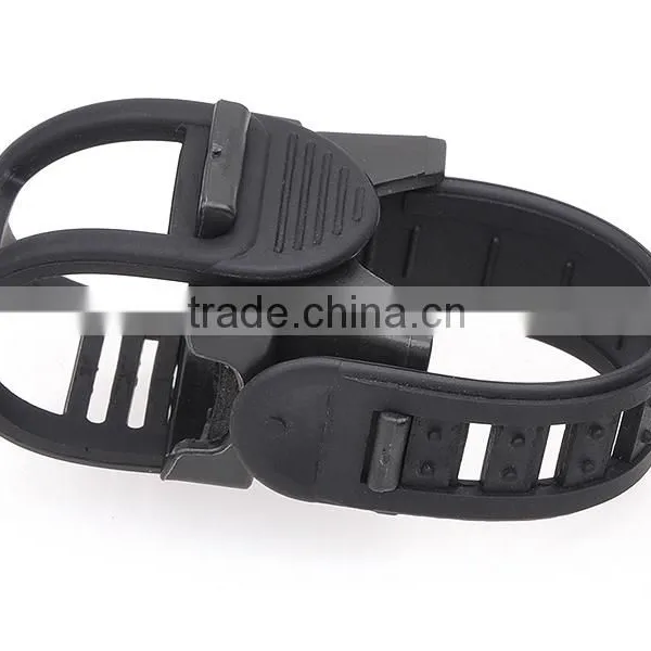Universal Adjustable Plastic Flashlight Mount for Bicycle Wholesale photo-3