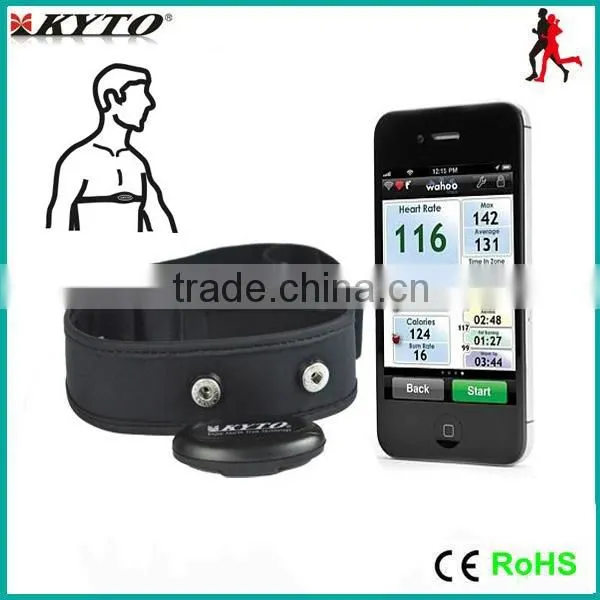 KYTO Bluetooth Heart Rate Chest Belt/ Textile Strap With Bluetooth Heart Rate Transmitter Clip photo-5
