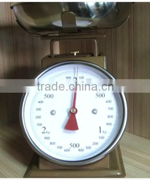 Accurate 1/3/5kg Kitchen Weighing Scale/Manual Kitchen Scale/Mechanical Stainless Steel Kitchen Weight Scale With Bowl photo-5