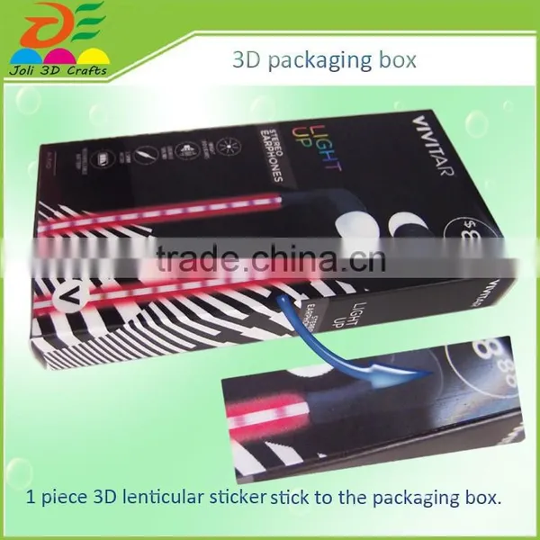 Custom Printed Labels Personal Care 3d Cartoon Animation Lenticular Plastic PET Small Product Packaging Box photo-6
